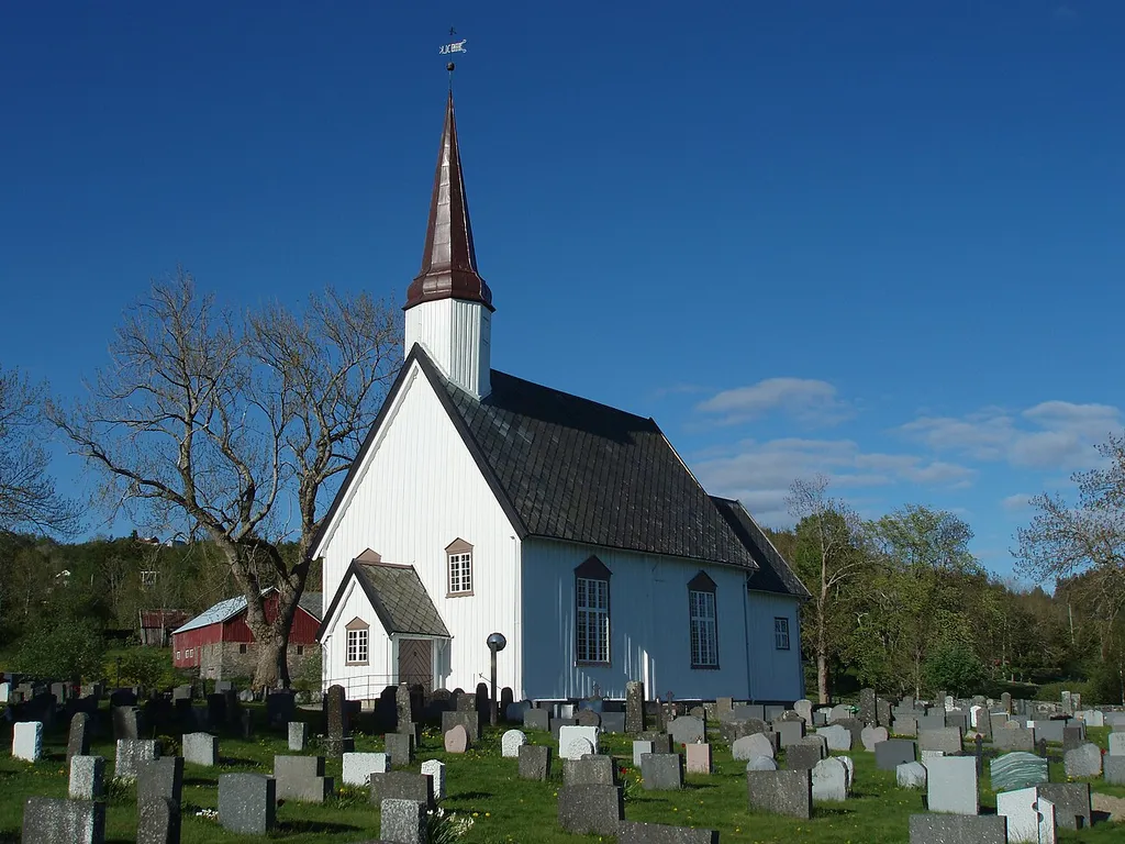 Leksvik church in Leksvik municipality in Nord-Trøndelag country in Norway.