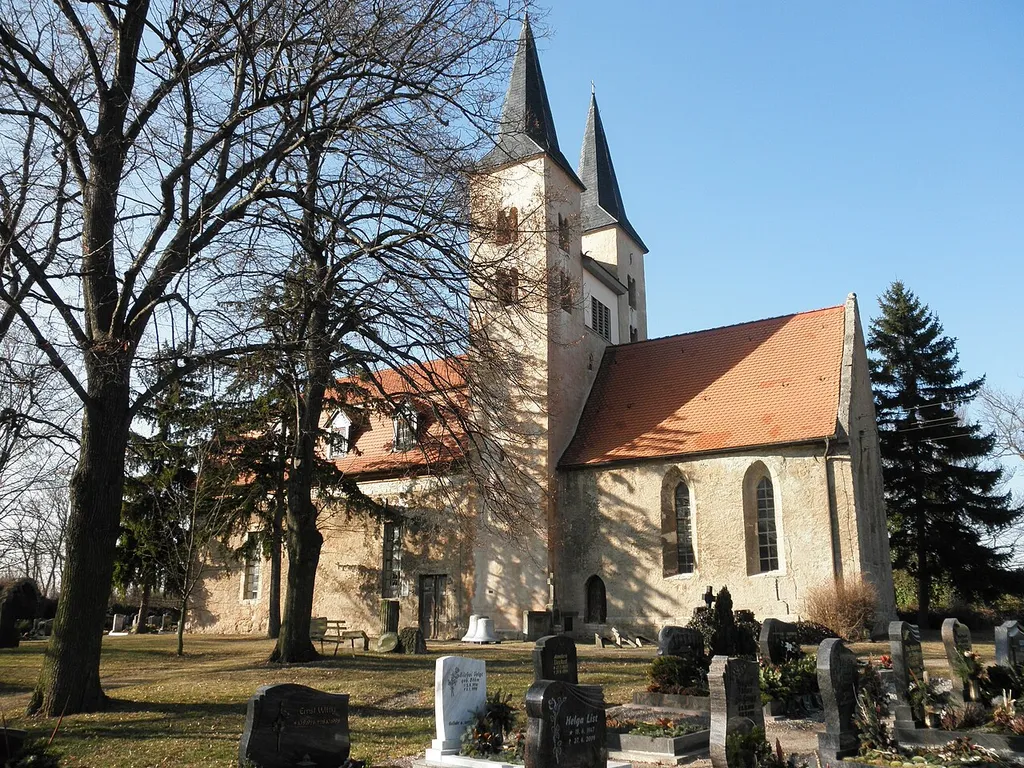 Church in Gangloffsömmern in Thuringia
