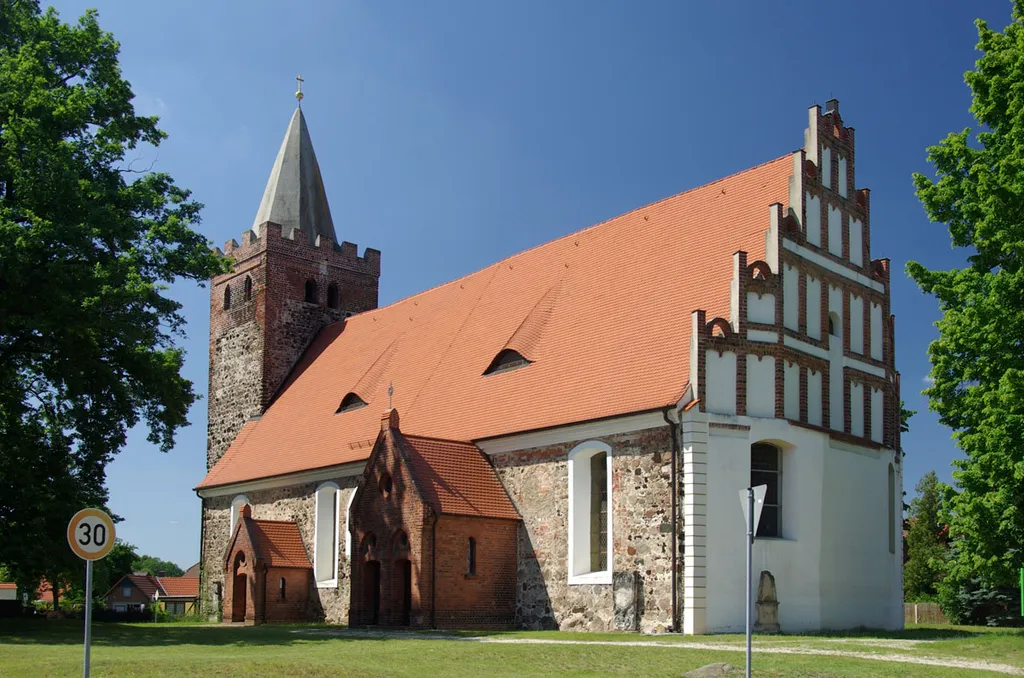 Church of Komptendorf, Brandenburg, Germany