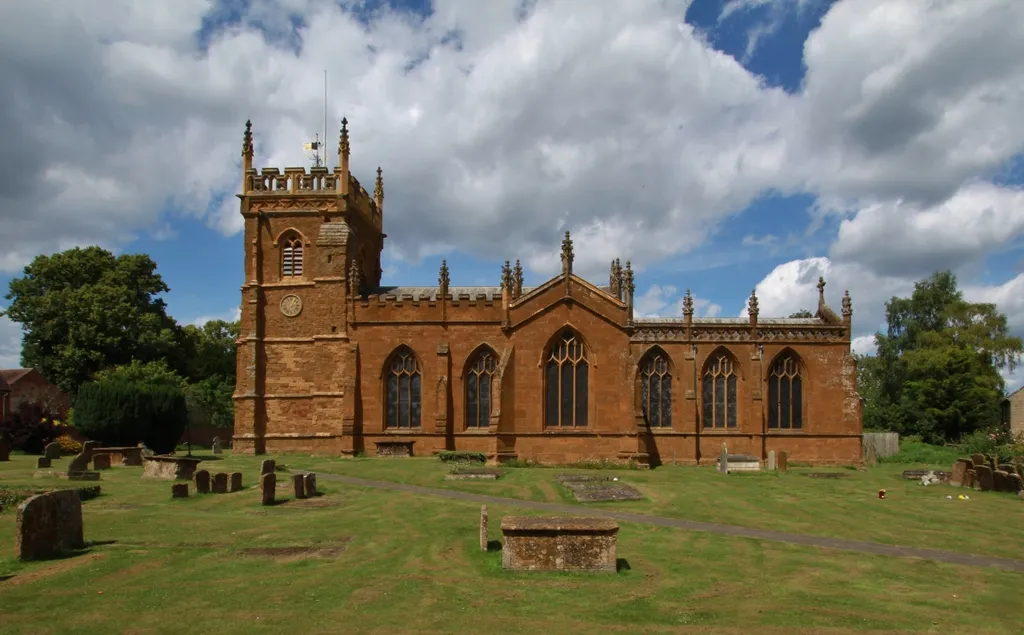 St Peter's parish church, Kineton, Warwickshire, seen from the south