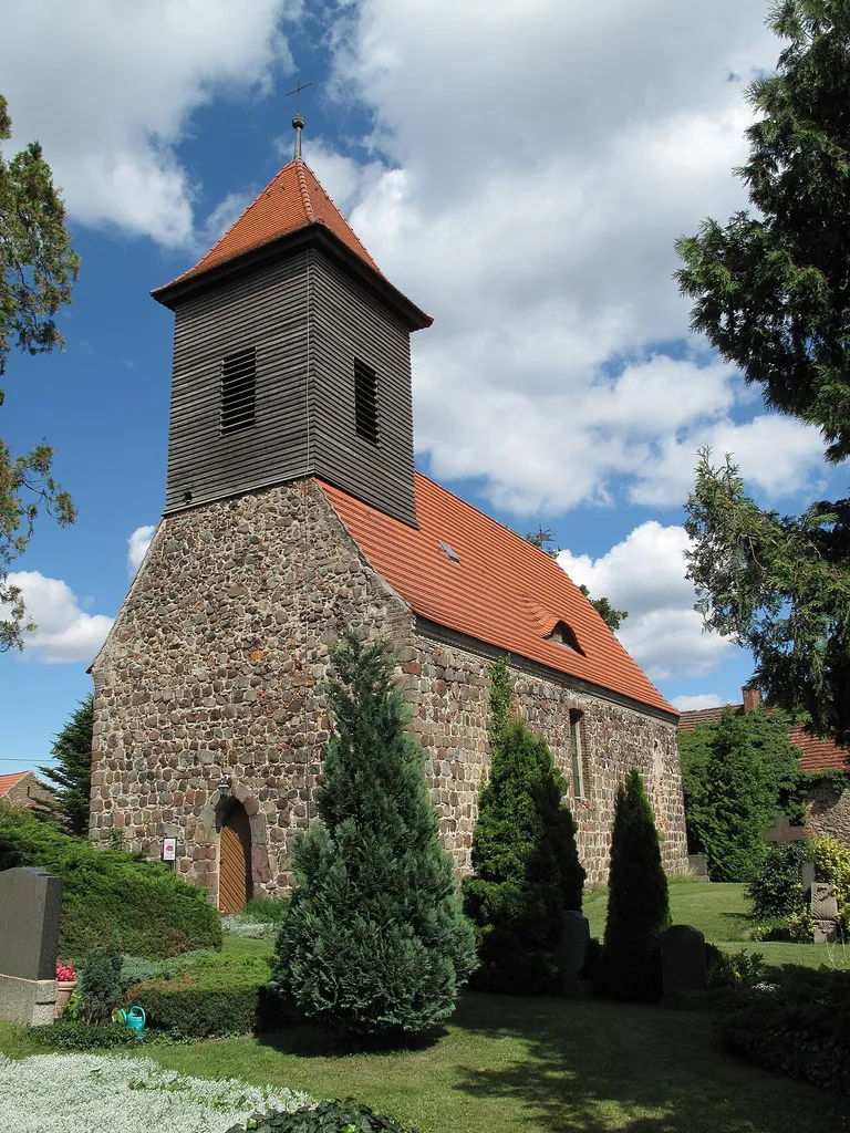 The Dorfkirche Hasenholz is a listed village and Fieldstone church in Hasenholz, a village of the town Buckow in the District Märkisch-Oderland, Brandenburg, Germany. The church was built in the 13th-century.