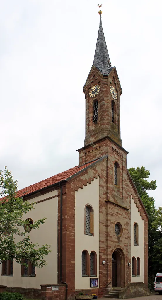 Evangelische Kirche in Großsteinhausen, Landkreis Südwestpfalz, Rheinland-Pfalz
