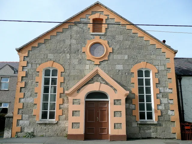 Jerusalem Baptist Chapel, Llangoed A fine facade to this building dating to 1862.