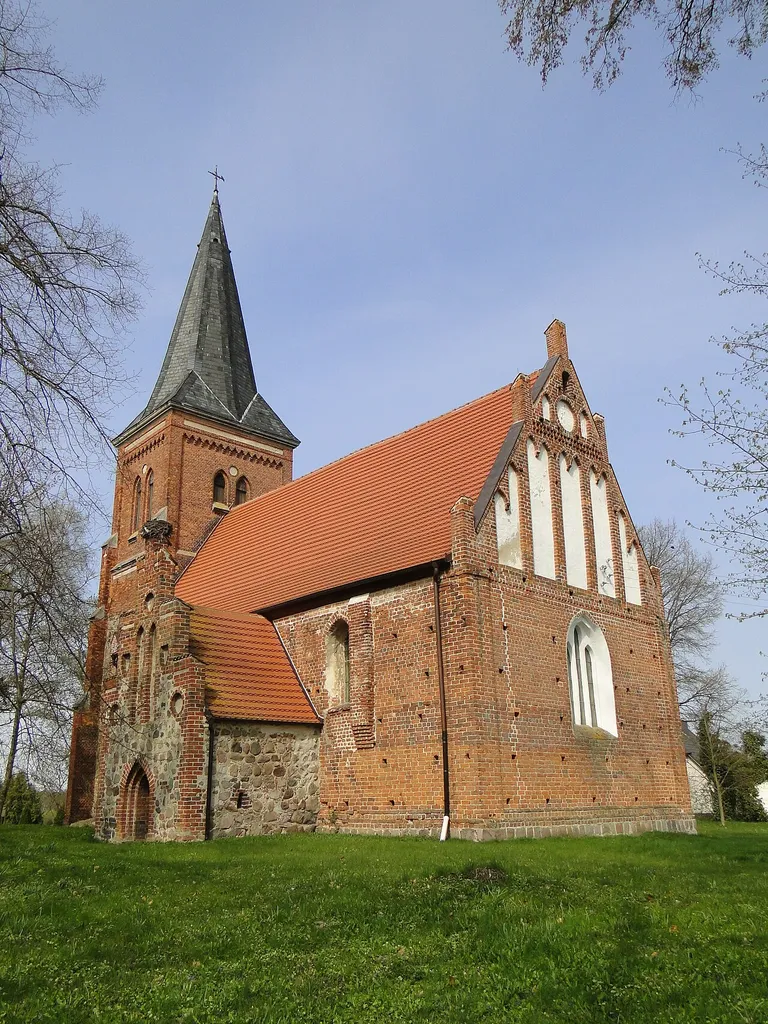Church in Nätebow, disctrict Müritz, Mecklenburg-Vorpommern, Germany