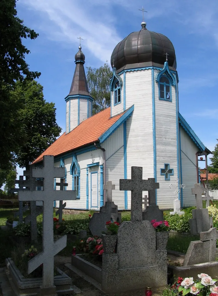 Wojnowo 24 - dawna molenna straroobrzędowców, obecnie cerkiew prawosławna pw. Zaśnięcia NMP, 1922-1927