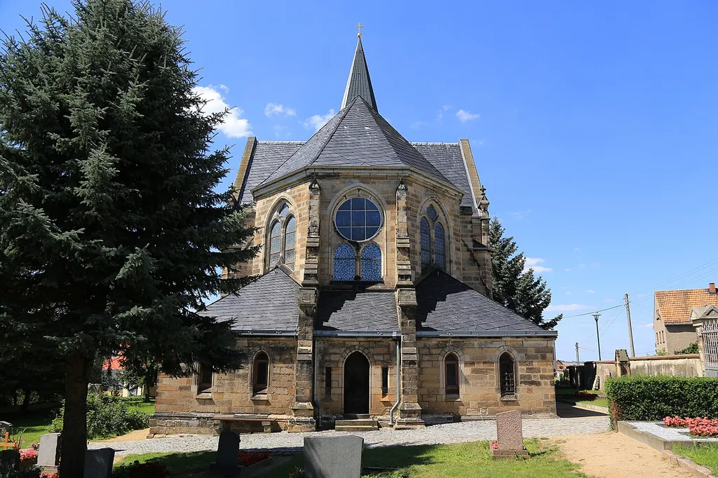 Kirche Großdobritz August 2017 (2)