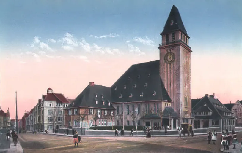 Apostelkirche in Essen-Frohnhausen um 1914