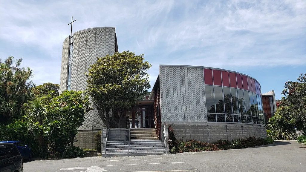 St Joseph's Church, Mt Victoria, Wellington, seen from the west.