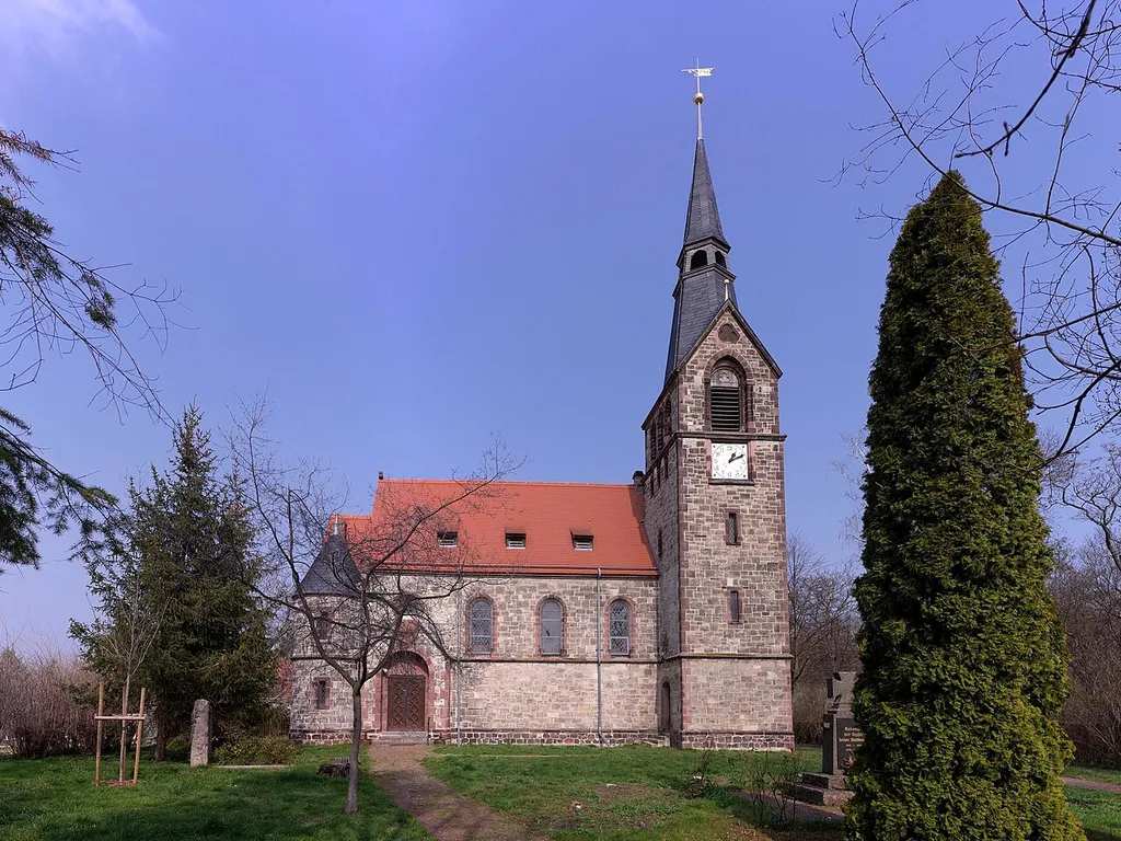 Köthen (Anhalt), die Dorfkirche im Ortsteil Merzien