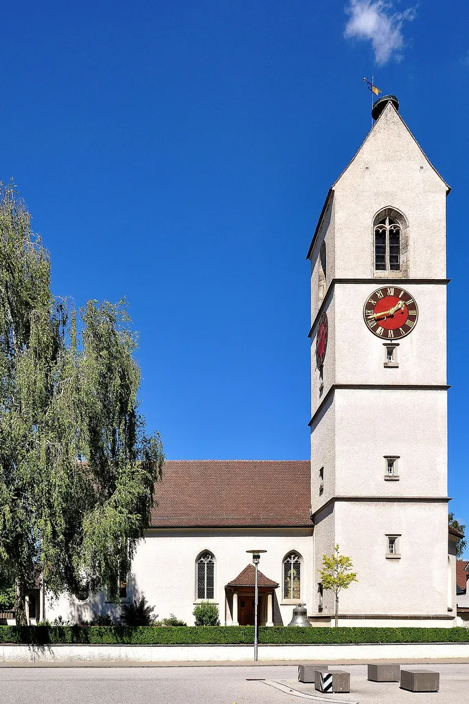 Reformierte Kirche, Dorfstrasse in Wiesendangen (Switzerland)