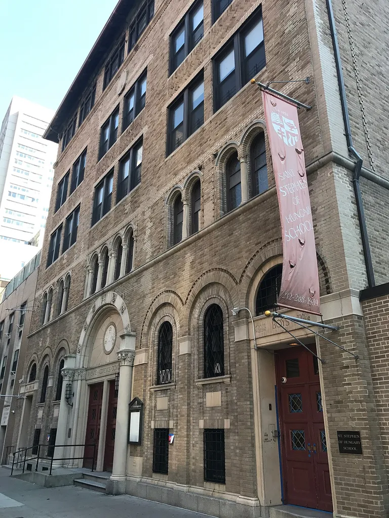 The exterior of St. Stephen of Hungary Church