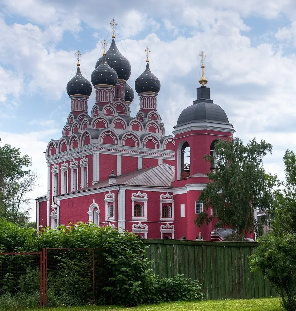 Church of the Tikhvinskaya Icon of Theotokos in Alekseyevskoe (Moscow, Russia)