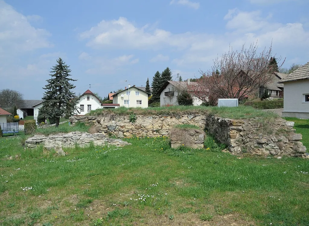 Ruin of a church in Pilgersdorf, Burgenland, Austria