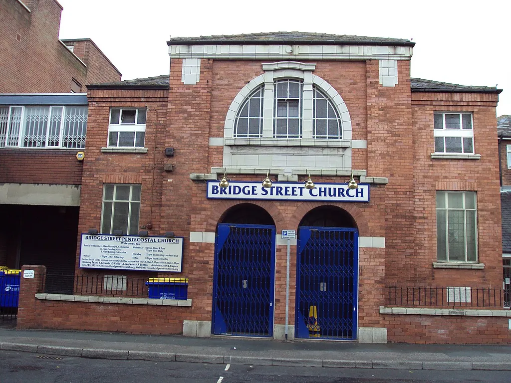 The former Bridge Street Church, Leeds, West Yorkshire, seen from the east