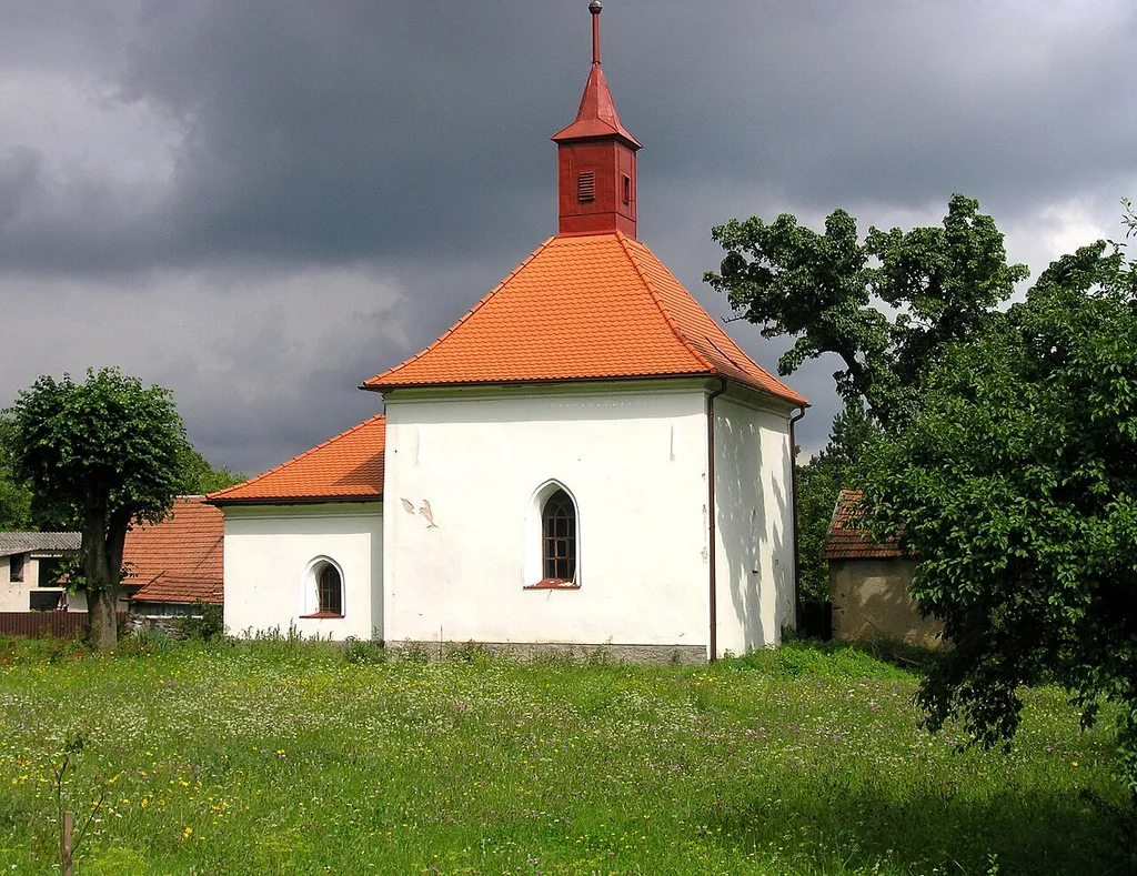 Saint Nicholas Church in Svatý Mikuláš, Czech Republic