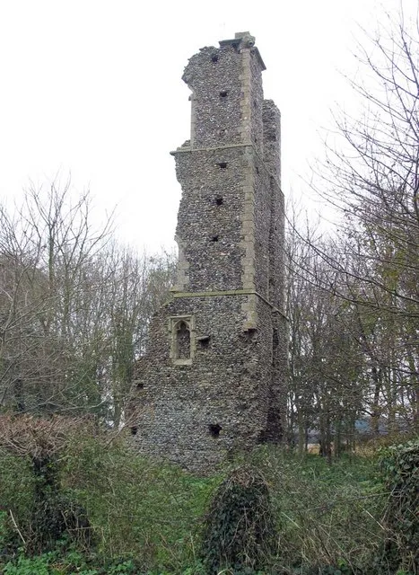 Ruin of St Andrew's parish church, Rockland All Saints, Norfolk