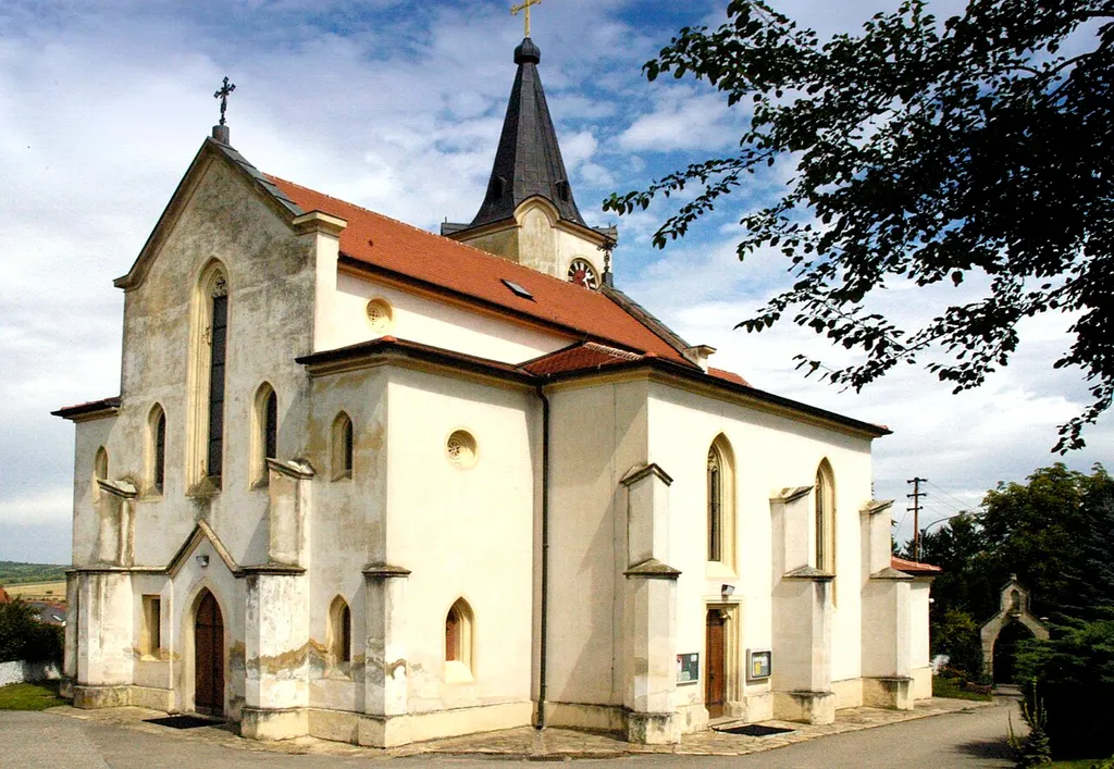 Filialkirche heilige Philipp und Jakob in Glaubendorf, Gemeinde Heldenberg