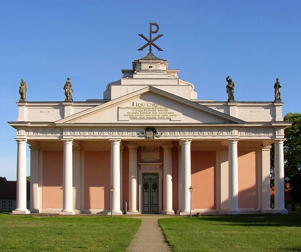 Church in Ludwigslust in Mecklenburg-Western Pomerania, Germany