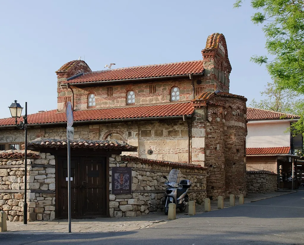 St. Stephen church (now turned into a museum) in Nesebar, Bulgaria. It is a part of the UNESCO World Heritage site of Nesebar.