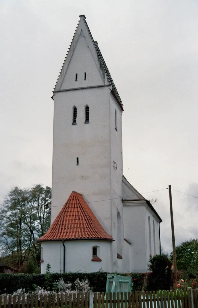 Roman Catholic St. Martin Church in Schainbach, part of Walda, Ehekirchen, District Neuburg-Schrobenhausen, Bavaria, Germany. The church is a listed cultural heritage monument.