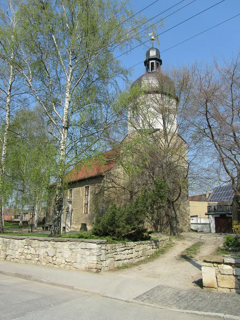 Die Kirche von Auerstedt (Thüringen).