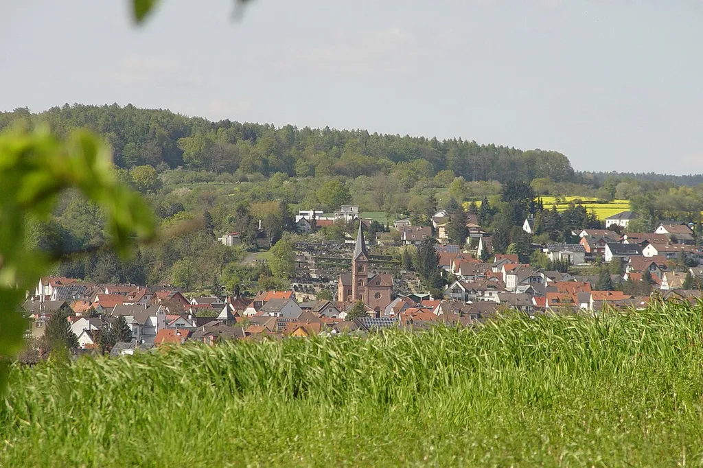 Goldbach (Lower Franconia) with St. Nikolaus and cemetery, Weidenboernerstrasse 1