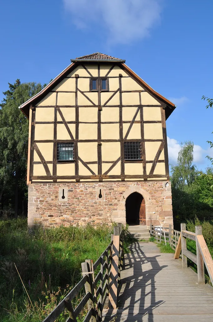 Hessenpark, „Festes Haus“ aus Ransbach, Front
