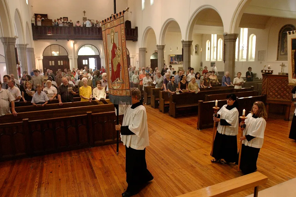 The interior of the Church of St. Mary Magdalene Toronto