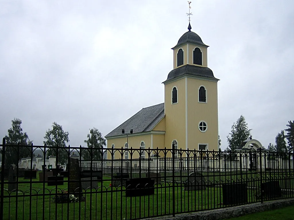 Bodsjö church in Bodsjö, Jämtland, Sweden