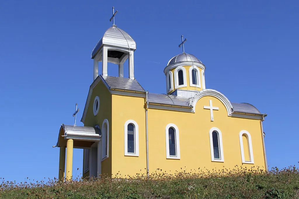 Church of the Holy Apostles Peter and Paul in the village of Grab (the municipality of Lucani), Serbia.