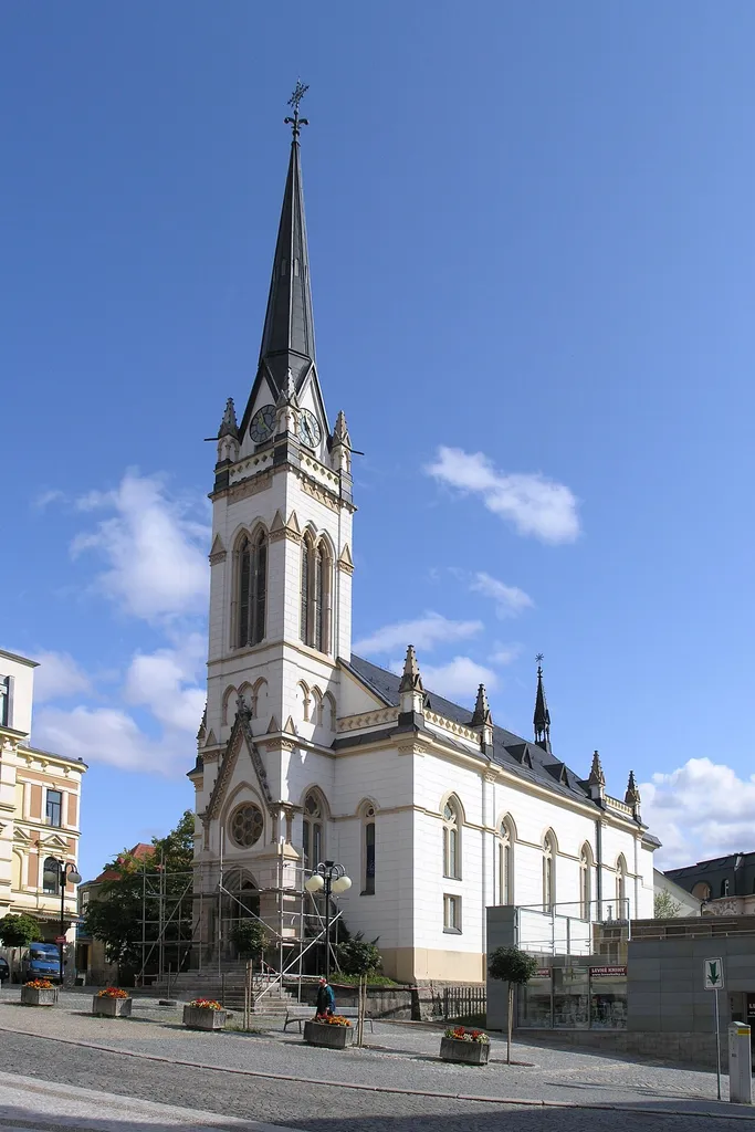 Česká republika, Jablonec nad Nisou - kostel Dr. Farského