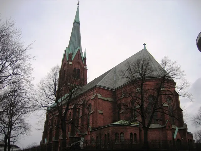Church Uranienborg, backside, Oslo, Norway.