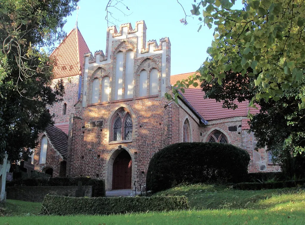 Church in Westenbrügge, Mecklenburg, Germany