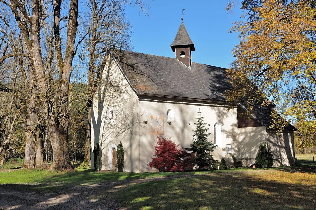 Subsidiary church Saint John the Baptist in Spitzwiesen, municipality Deutsch-Griffen, district Sankt Veit, Carinthia, Austria, EU
