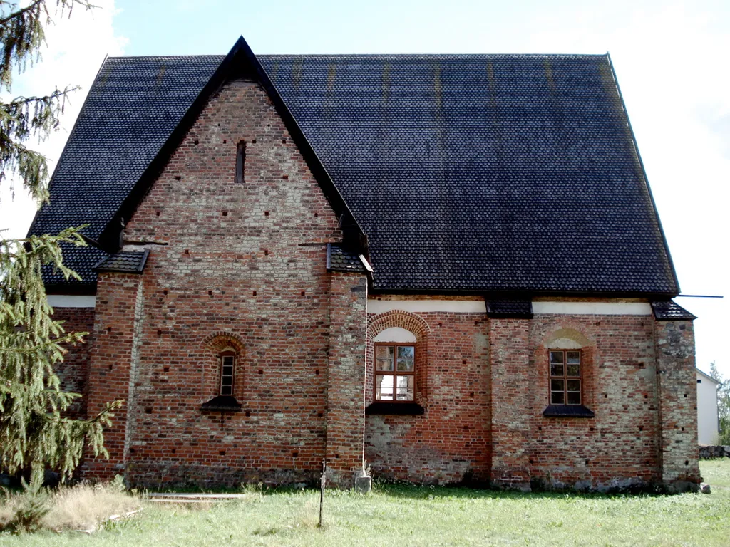 Church of the Holy Cross (Pyhän Ristin kirkko) in Hattula, Finland.