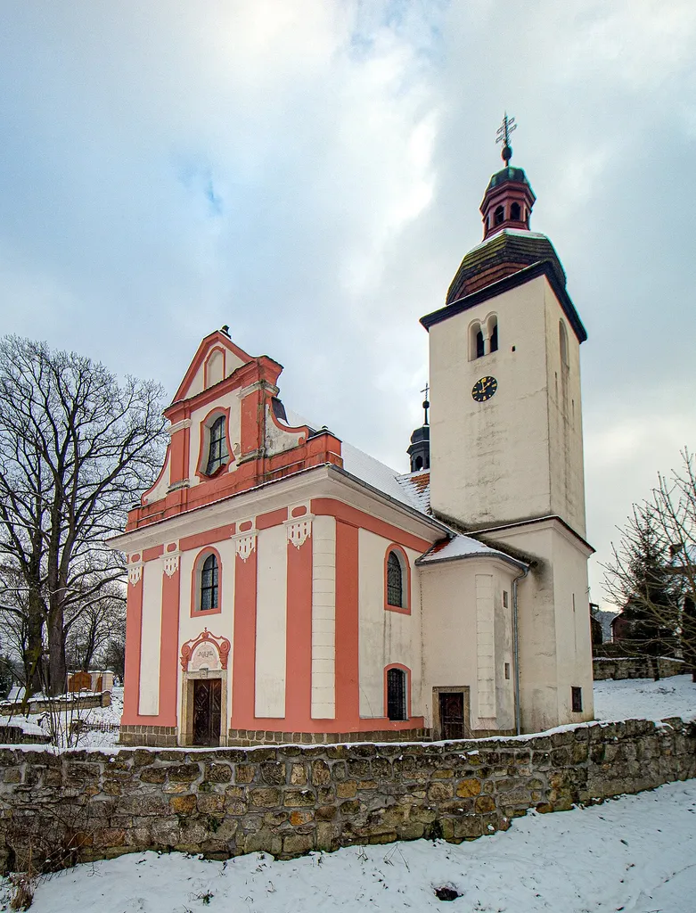 Dubá-Deštná kostel sv. Václava