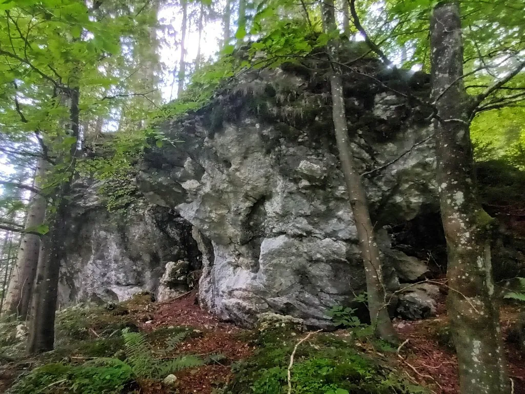 Abri des Spätpaläolithikums südlich von Roßmoos
