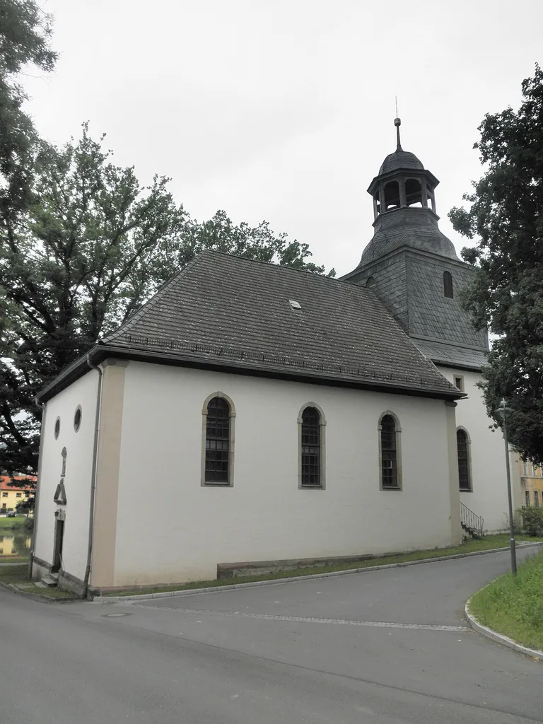 Church in Lausnitz in Thuringia