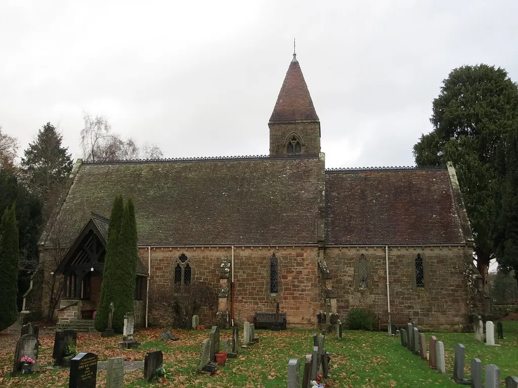 Photograph of Pradoe Church, near Eardiston, Shropshire, England