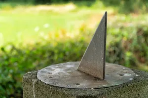 Sundial Opposite S Porch at Church of St Trunio, B 4393 (S Side), Llandrinio