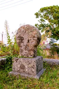 Wayside cross in Ludgvan churchyard, 8m east of the church