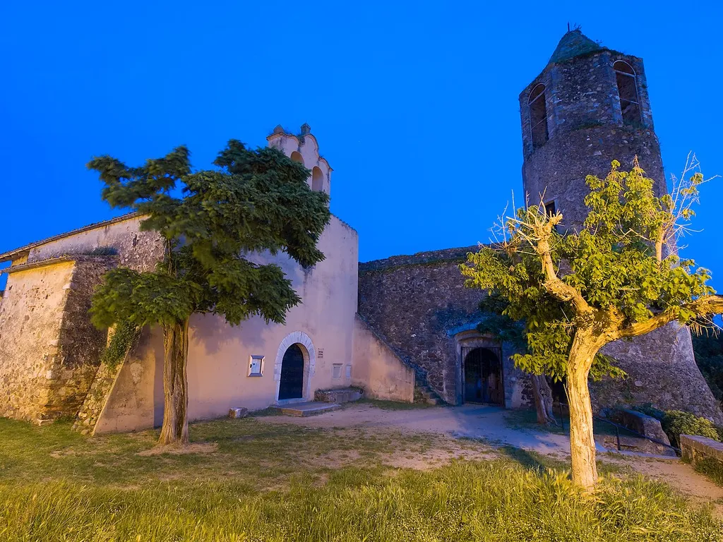 Brunyola church (Catalonia, Spain)