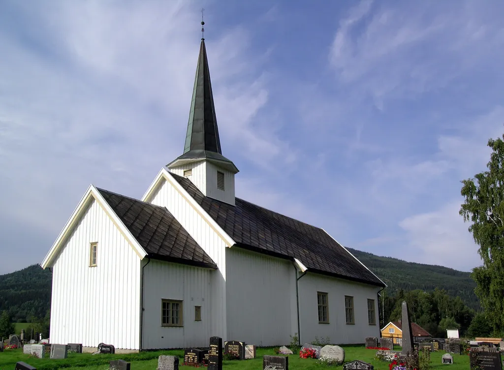 Hurdal church, Akershus, Norway.