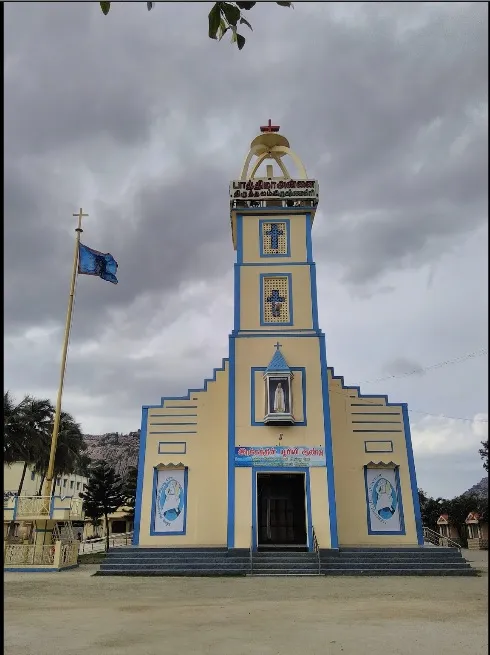 Our Lady of Fatima Church Krishnagiri front view
