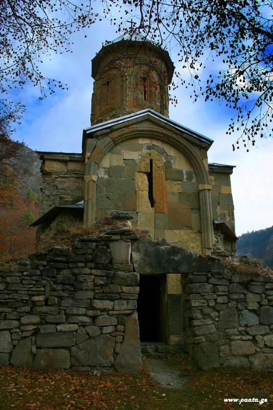 medieval church of St. George in Ikvi, Georgia