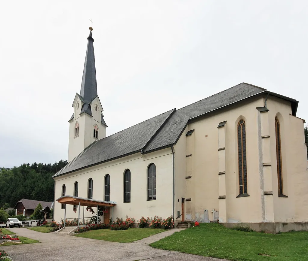 Parish church in Sankt Michael ob Bleiburg, market town Feistritz ob Bleiburg, district Voelkermarkt, Carinthia, Austria, EU
