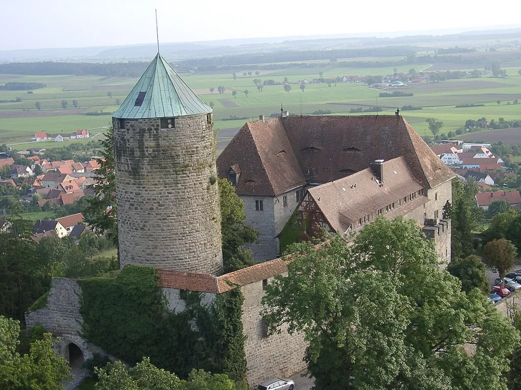 Burg Colmberg von der Rückseite.
