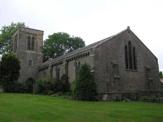 St.Cuthbert's with St. Mary's Church : Barton. St.Mary's was built in 1840, the remains of St. Cuthbert's Church (said to be the site where monks rested with the saint's body)lies on the eastern edge of the village, some headstones are visible today.