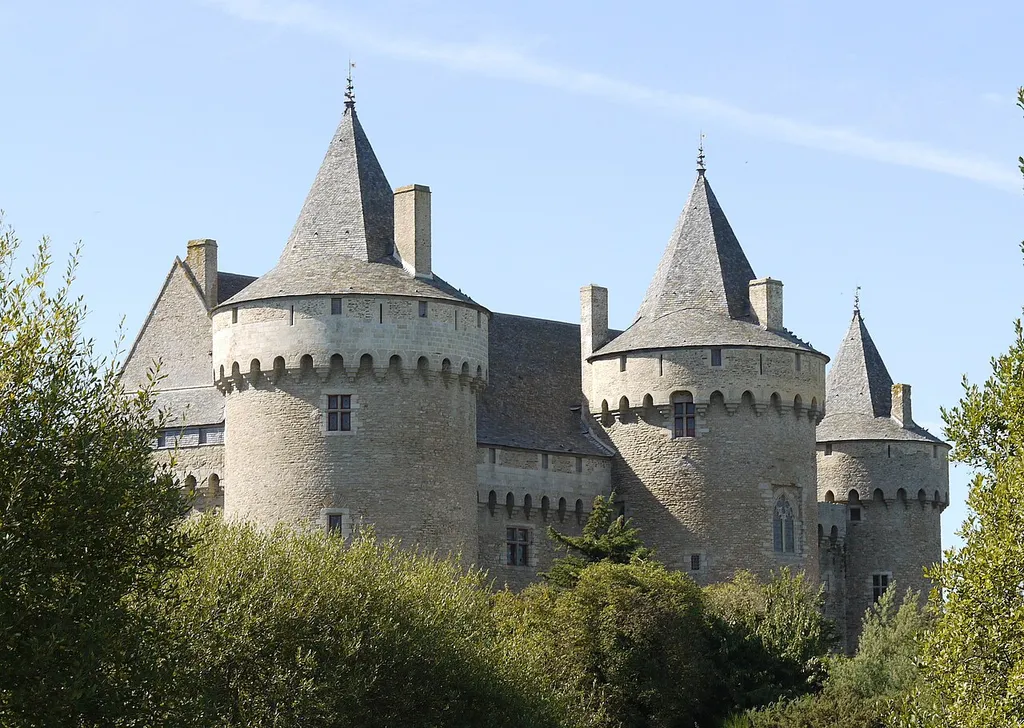 Chateau de Suscinio, Sarzeau, Morbihan, France.