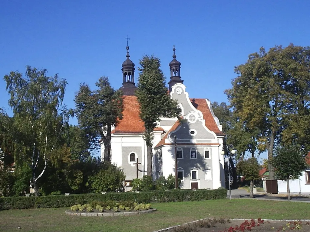 Saint Michael Archangel church in Pogorzela, Poland